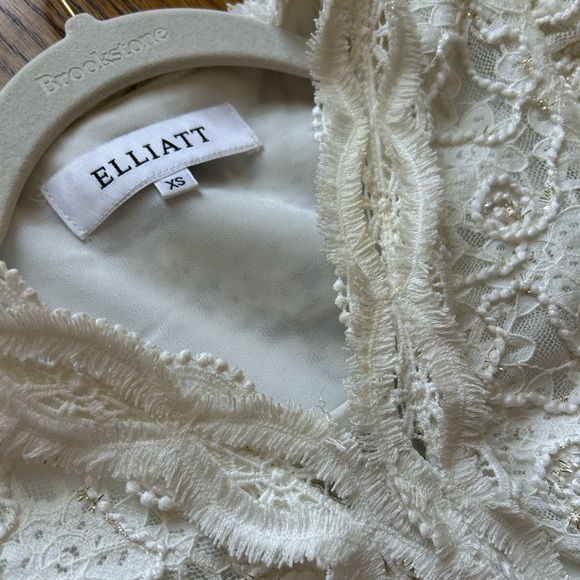 Elliatt Dress - XS - white and gold - Picture 2 of 2